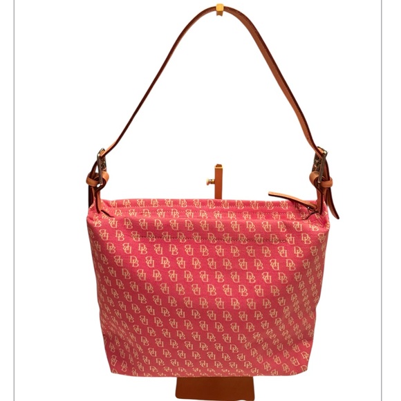 Dooney & Bourke Pink Monogram Shoulder Bag - Picture 2 of 11